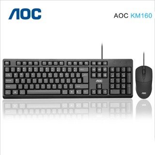 Bàn Phím Máy Tính  AOC KM160 Thiết Kế Sang Trọng Cực Kì Bắt Mắt Tặng Chuột