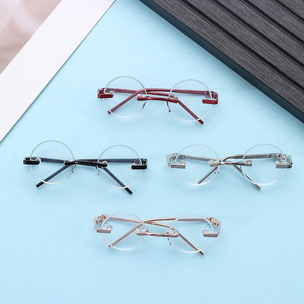 SUSANS Mắt Kính Gọng Tròn Mini Dễ Thương Cho Búp Bê Tỉ Lệ 1 / 61 / 12