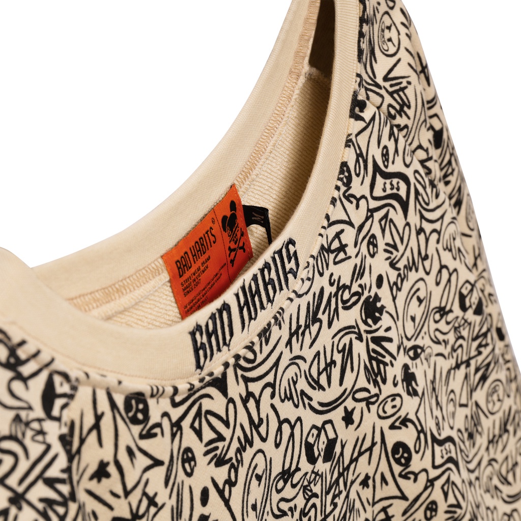 Áo Thun Bad Habits TAG STYLE SWEATSHIRT - Local Brand chính hãng