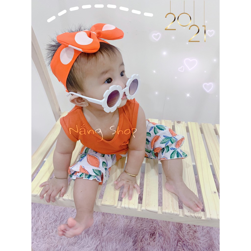 SET đũi ba lỗ quần hoa đi biển xinh xắn cho bé gái (HÌNH, VIDEO THẬT CHÍNH CHỦ KÈM LOGO SHOP)