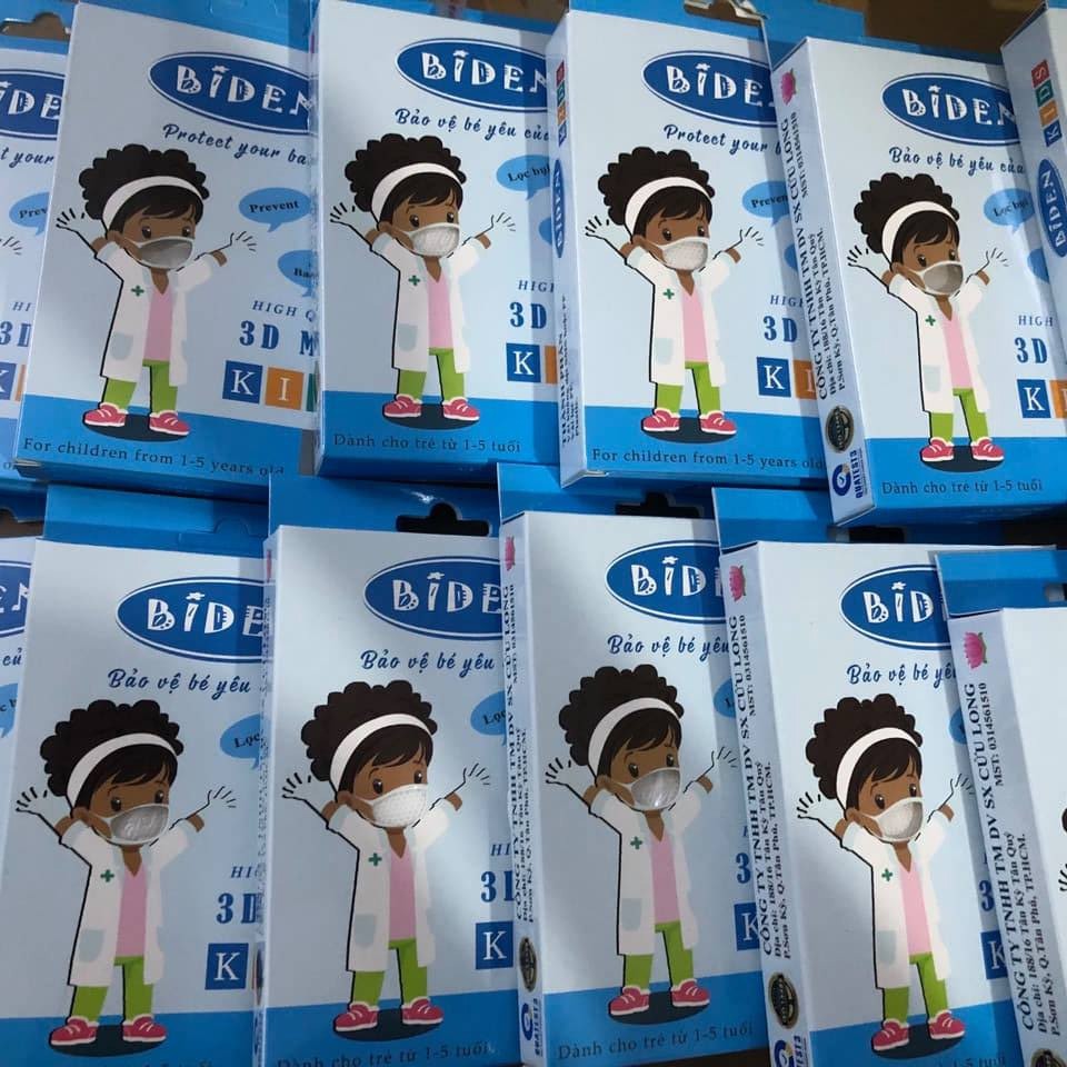 Khẩu trang em bé 3D ( Hộp 10 cái) | BigBuy360 - bigbuy360.vn