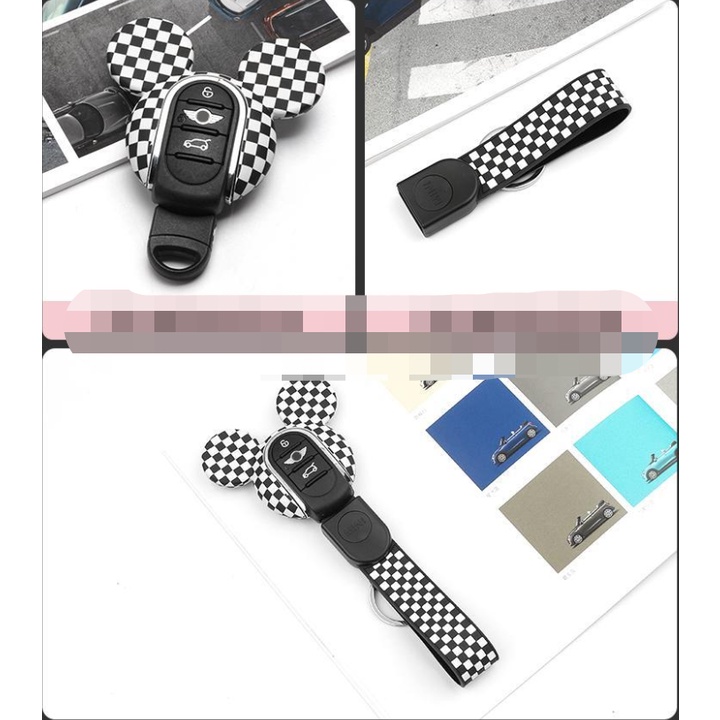For MINI COOPER key case COUNTRYMAN JCW CLUBMAN F54 F55 F56 F57 F58 F60 cartoon Mickey key case