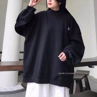 Áo swt dệt kim phom đại tay bồng HANA89