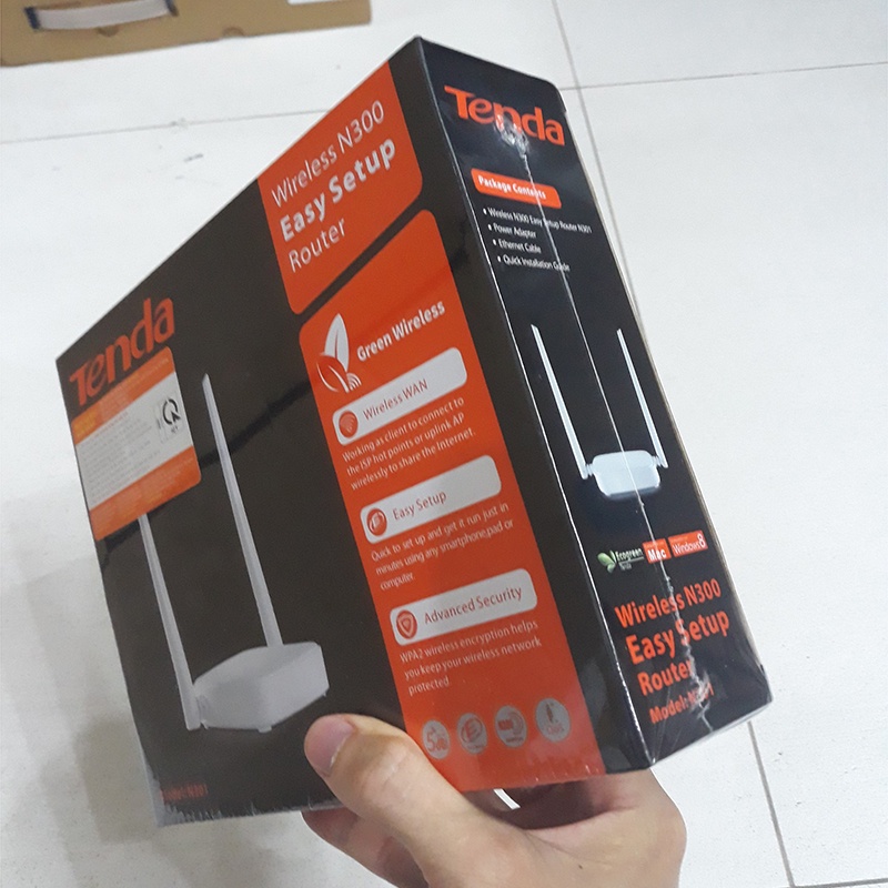 Bộ Phát Wifi Tenda F6 Chuẩn N300Mbps 4 Râu Hoặc Tenda N301 Chuẩn N300Mbps 2 Râu, Tenda F3 3 Râu N300 - Hàng Chính Hãng