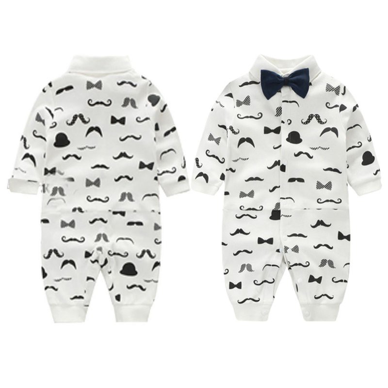 Jumpsuit cotton dài tay cho bé sơ sinh