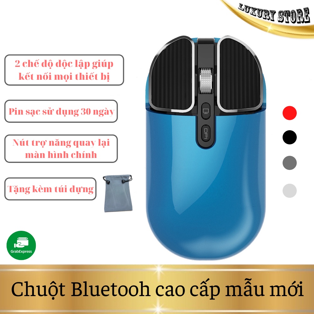 Chuột buletooh M203 pin sạc cao cấp tương thích nhiều thiết bị, model sang trọng