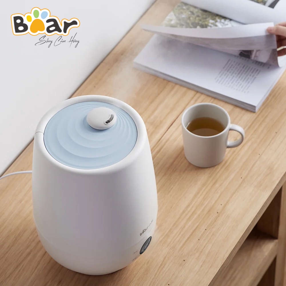 Máy phun sương tạo ẩm, xông tinh dầu khử khuẩn Bear JSQ-C50Q1 dung tích 4.5 lít, có khiển, bảo hành 18 tháng