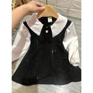 Váy nhũ tiểu thư bé gái