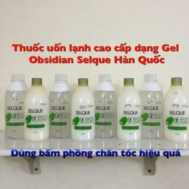 THUỐC UỐN TÓC OLIVE (UỐN LẠNH) SELQUE OBSIDIAN CAO CẤP 410ML / 530ML