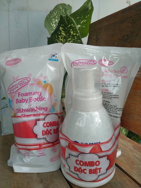 Nước rửa bình Unimom TẶNG KÈM TÚI 500ml