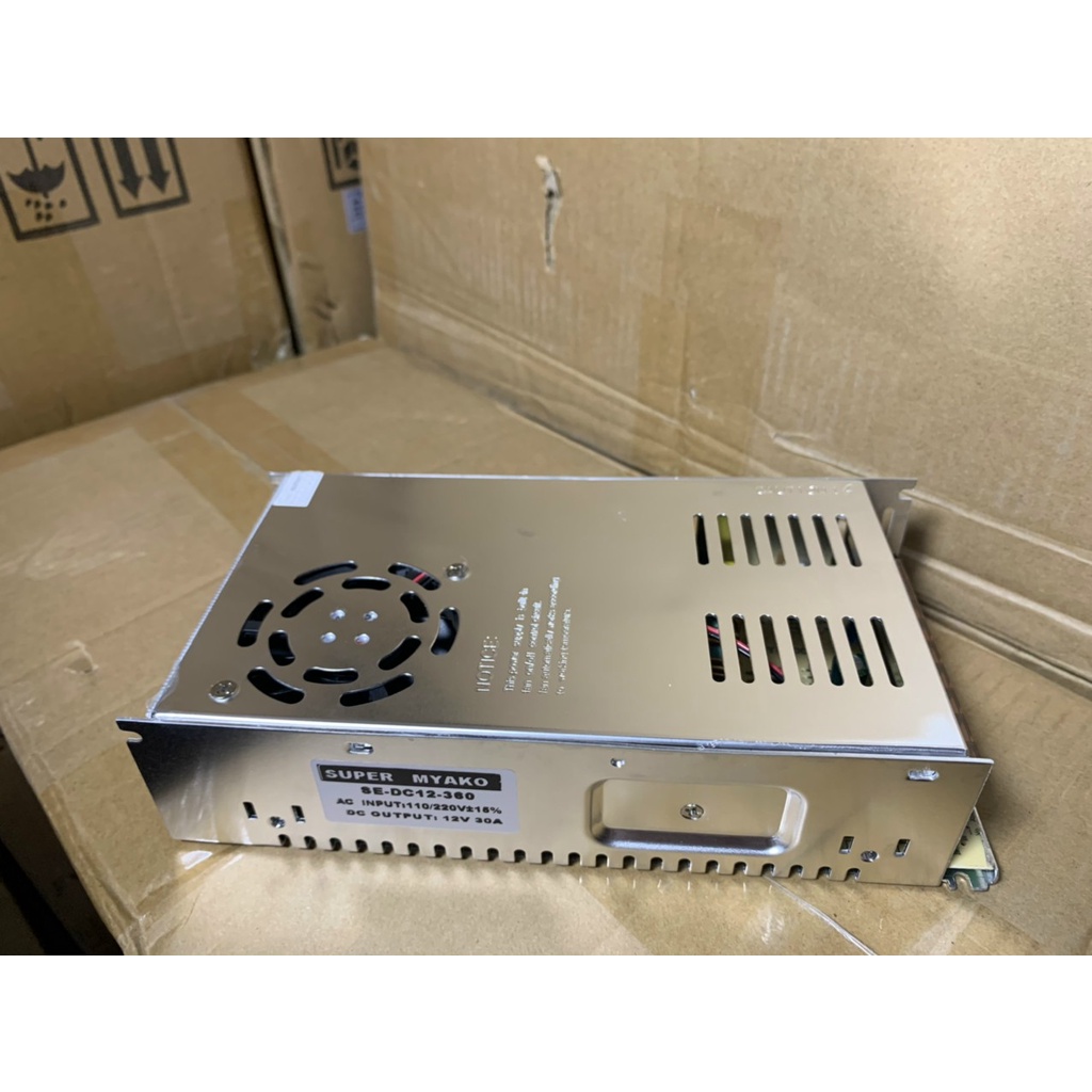 Nguồn 12V 30A - Bộ Chuyển Đổi Điện Áp 220V về 12V 30A - Chuẩn 80% Công Suất