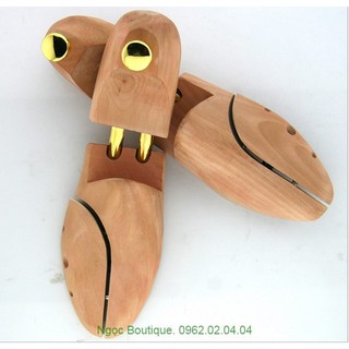 Cây giữ phom giày Shoes tree gỗ. Bán buôn shoes tree