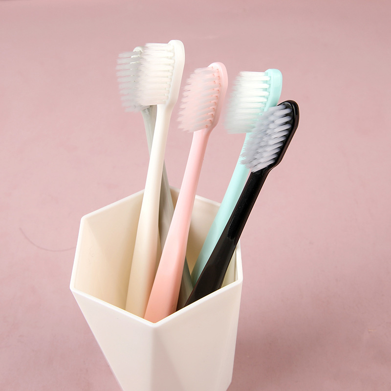 Bộ 10 bàn chải đánh răng lông mềm cao cấp tiện dụng, du lịch