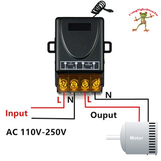 Mạch khiển từ xa 220v  relay lớn
