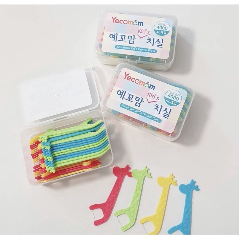 🦷Tăm chỉ nha khoa Hàn Quốc Cho bé🦷 Sói Cá Hý