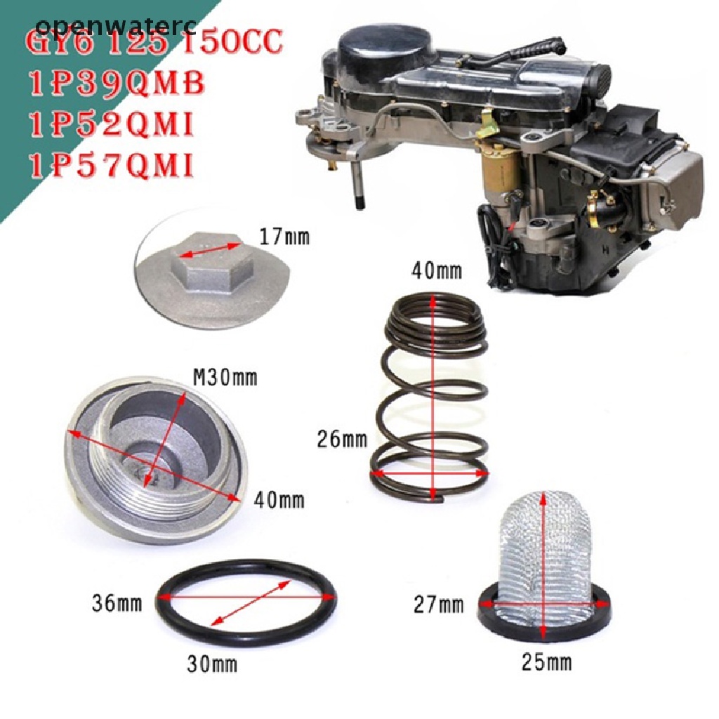 Ốc Vít Lọc Dầu Động Cơ Xe Máy openwaterc GY6 50cc Sang 150cc 125 / 150