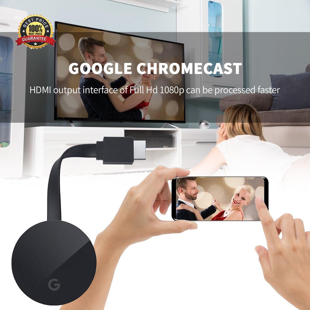 Máy Nghe Nhạc Google Chromecast Thế Hệ 3 Chất Lượng Cao