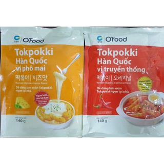 Bánh gạo Hàn Quốc Tokpokki 140g (dạng túi)