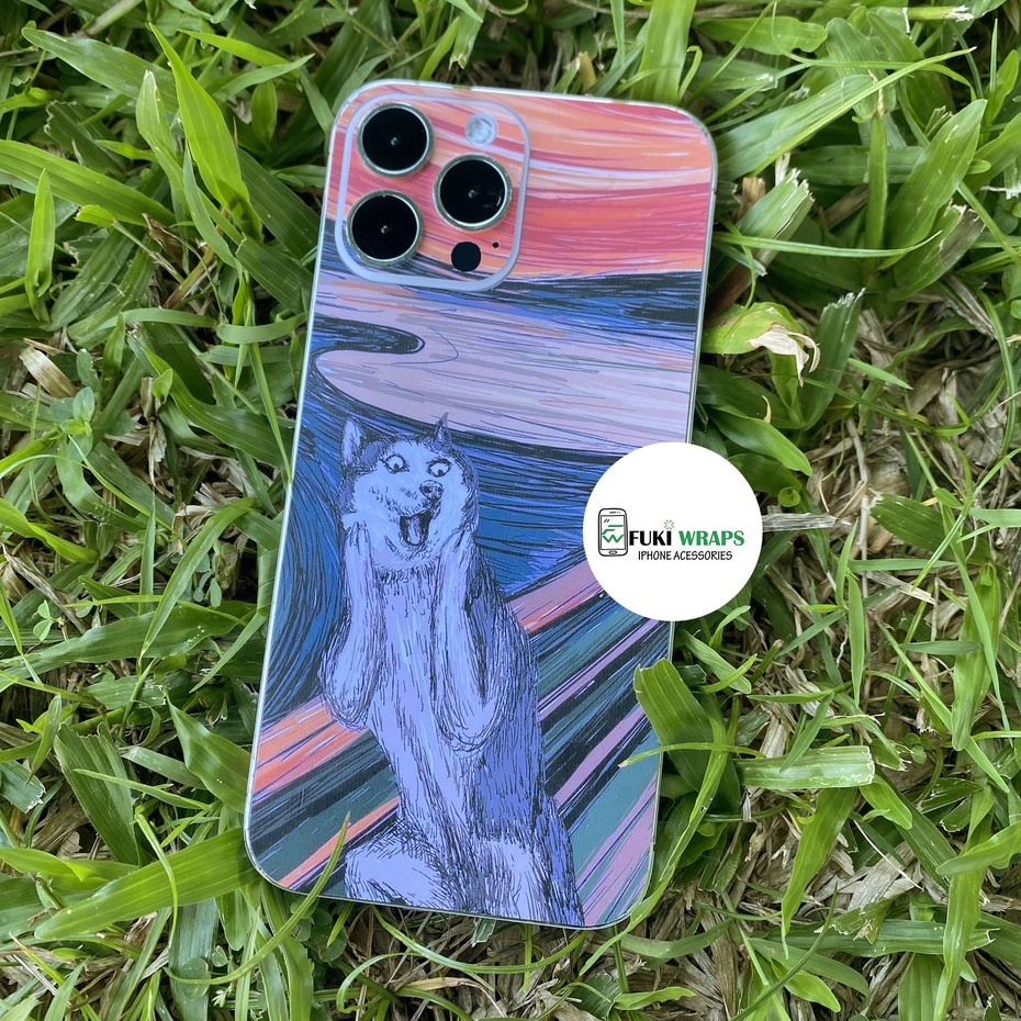 Tấm dán Skin Mặt Sau Hình Sói FULL VIỀN Dành Cho 13prm , 12prm , 11prm , x , xsm , ip11 , ip12 , ip13 - FukiShop