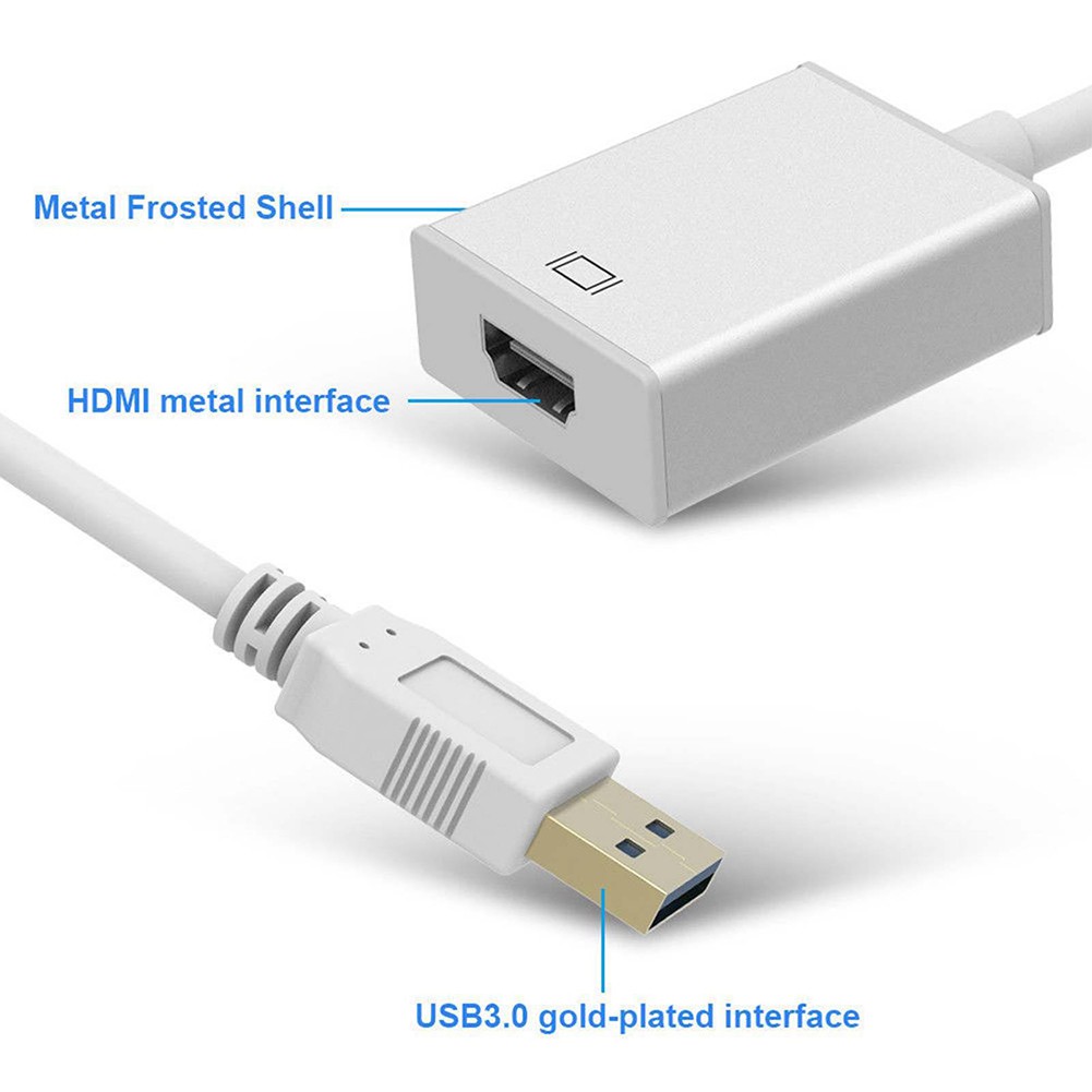 DG USB 3.0 to HDMI 1080P HD Video Cable Adapter Converter For PC Laptop HDTV | BigBuy360 - bigbuy360.vn
