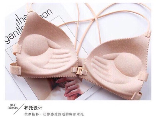 Áo bra đúc su bàn tay nâng ngực cài trước 810