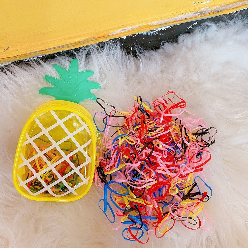 COMBO 2 GÓI CHUN TÓC CHO BÉ KÈM TÚI ĐỰNG HOA QUẢ SIÊU XINH