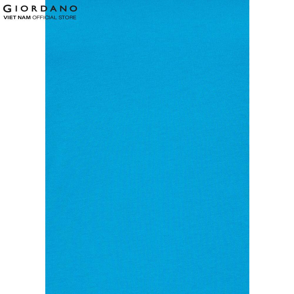 Áo Thun V-Neck Tee Nữ Giordano Màu Xanh 05327212