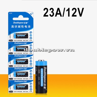 [Vỉ 5 viên] Pin 12V cỡ 23A Doublepow hàng nhập khẩu chính hãng