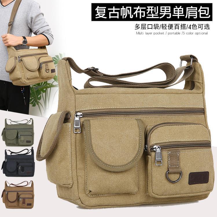 Phép thuật🎏Túi đeo vai vải Canvas thời trang 2020 cho nam | BigBuy360 - bigbuy360.vn