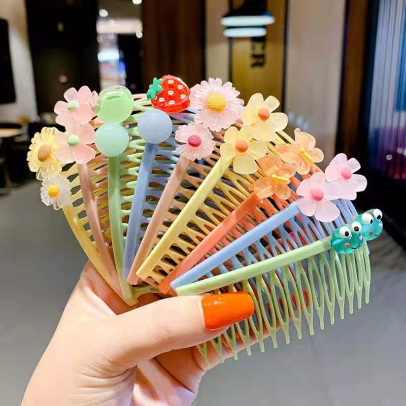Kẹp Tóc Công Chúa Họa Tiết Hoạt Hình Dễ Thương Cho Bé Gái Ula777