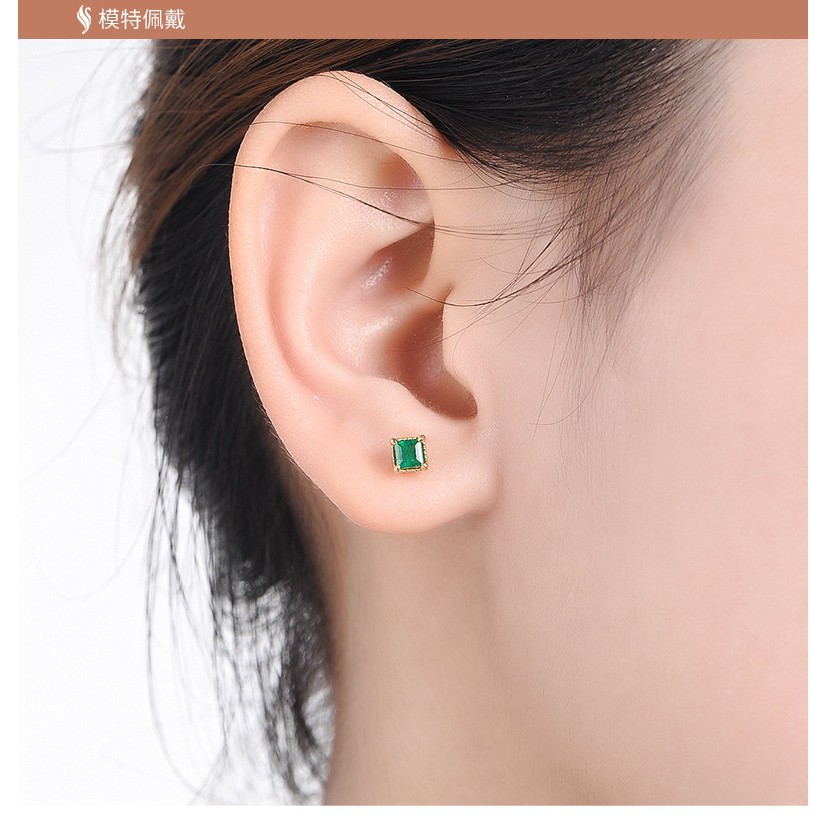 Khuyên Tai Nữ Đính Ngọc Thời Trang