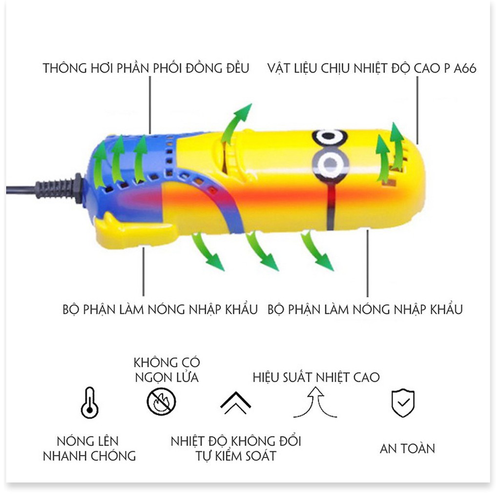 Máy sấy giày  🗣️ GIÁ VỐN Máy sấy giày khử mùi tiện lợi nhỏ gọn, sấy khô nhanh, phát ra tia cực tím diệt khuẩn 4013