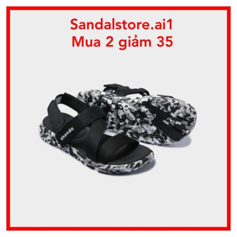 Chất Nhất - {SALE} GIÀY SANDAL SHAT-SHONDO F6 SPORT CAMO ĐEN M6 [ SALE ]