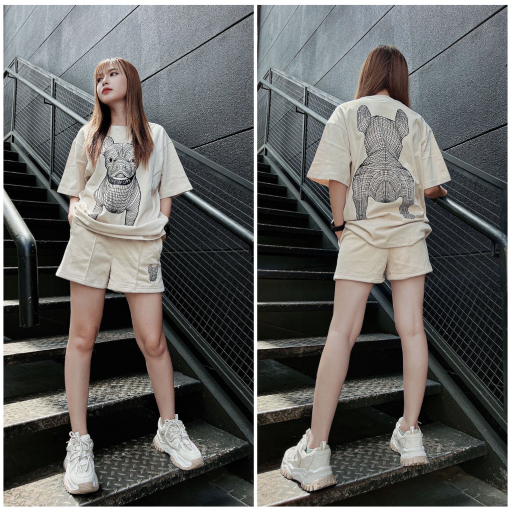(HÀNG XUẤT XỊN) Áo + Quần 1868 LIFEWORK Made in KO/REA full-tag-code SIZE S M L Có quần bán kèm