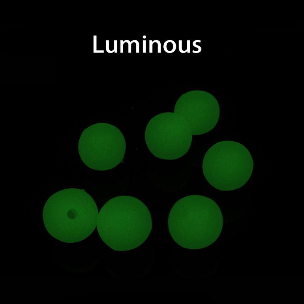 Bộ 100 hạt chuỗi phát sáng trong tối cho câu cá