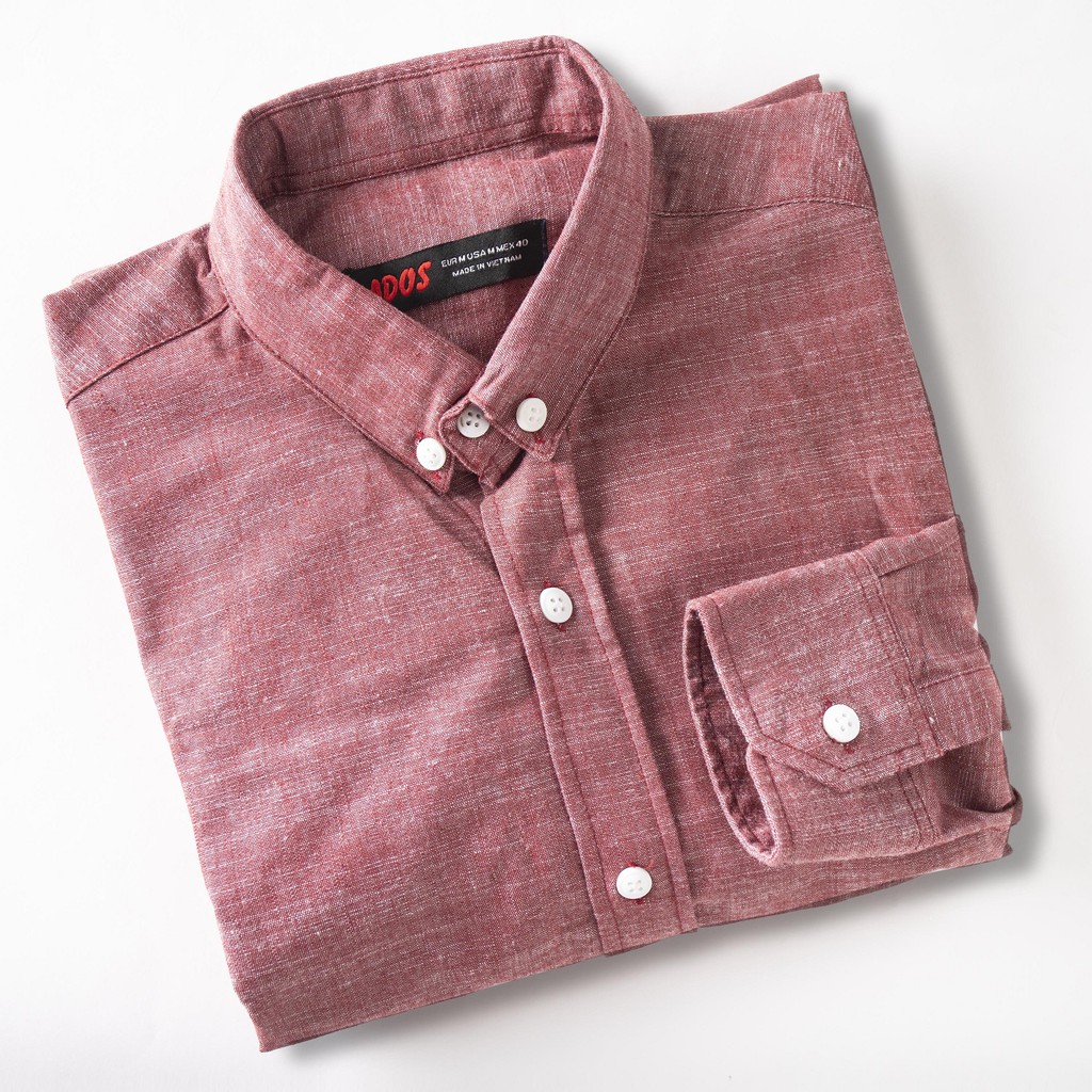 Áo sơ mi tay dài LADOS - 8043 chất vải xước thấm hút tốt - Áo sơ mi nam thời trang màu sắc nổi bật | BigBuy360 - bigbuy360.vn
