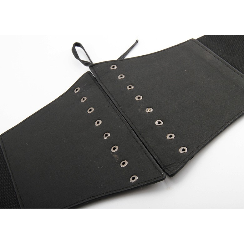 Đai váy bản to corset dây đan phía trước phối đầm, vest cá tính 10cm - 12cm DV075 - Thắt Lưng Giá Tốt