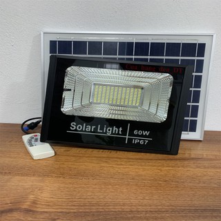 Đèn led pha năng lượng mặt trời 60w BABA  [Den Nang Luong Mat Troi]