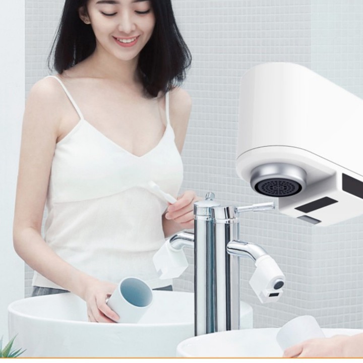 Đầu Vòi Nước Cảm Ứng Tự Động Xiaomi Zajia Xả Nước Tự Động - CTQXM09 , cảm biến thông minh tự động xả nước
