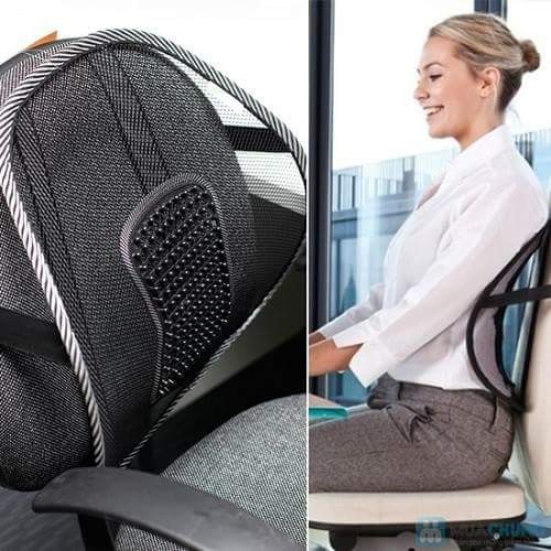 Tấm lưới tựa lưng massage dùng cho dân văn phòng và lái xe ô tô | BigBuy360 - bigbuy360.vn