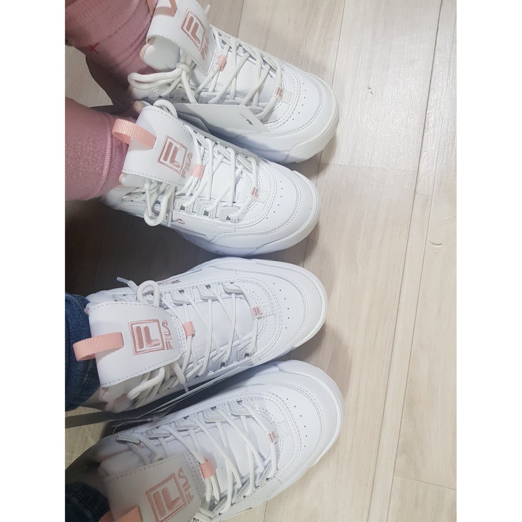 Giày Sneaker Thể Thao Nữ FILA DISRUPTOR II  hồng chính hãng 100%