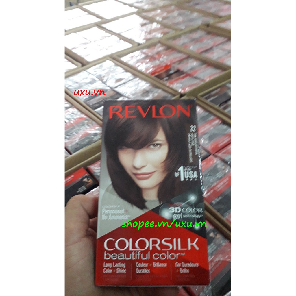 Thuốc Nhuộm Tóc Revlon Số 32 Nâu Gỗ Sậm Colorsilk, Với uxu.vn Tất Cả Là Chính Hãng.