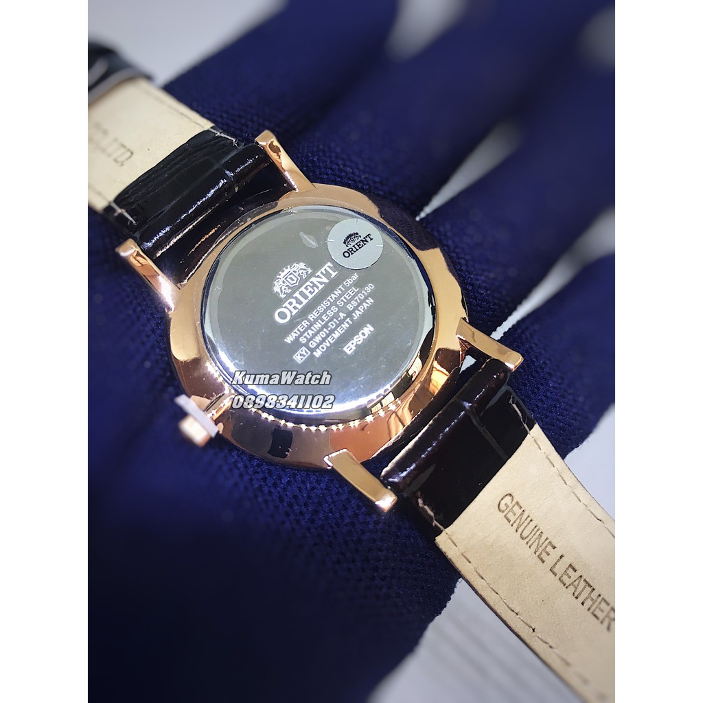 Đồng hồ nam Orient fgw0100cw0– Sapphire, 38mm, Siêu mỏng, Chính hãng