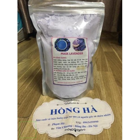 1kg bột mặt nạ collagen Lavender (mặt nạ dẻo hoa oải hương) HandMade