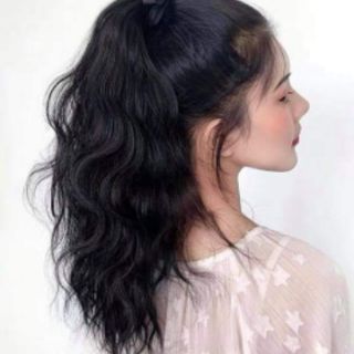 cột xù tóc giả  ngắn 35cm