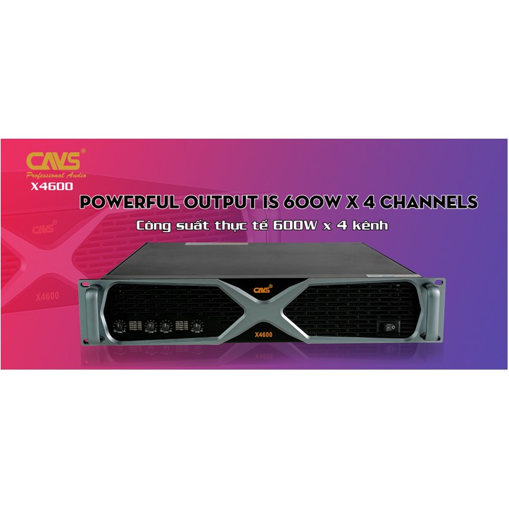 CỤC ĐẨY CÔNG SUẤT CAVS X-4600 GIÁ TỐT