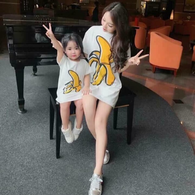 sét chuối mẹ con