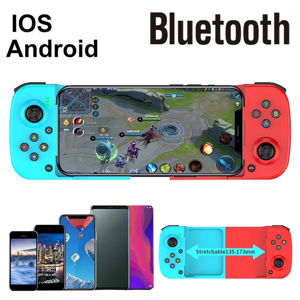 Tay cầm chơi game Vinetteam BSP-D3 / BSP-D5 / BSP-D6 dùng cho Switch/Android/PC đa nền tảng có LED phím đầy đủ chức năng