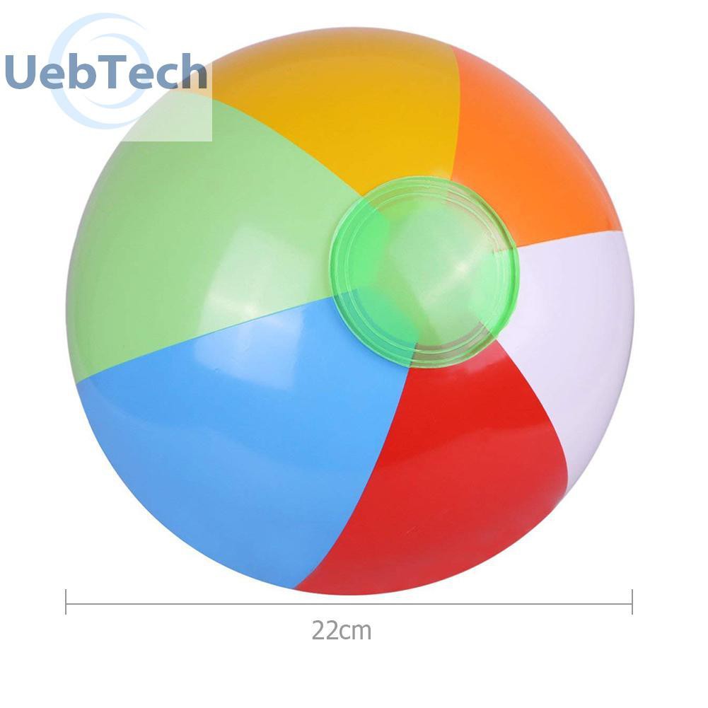 Bóng Nhựa Chơi Bãi Biển Nhiều Màu 22cm Cho Bé