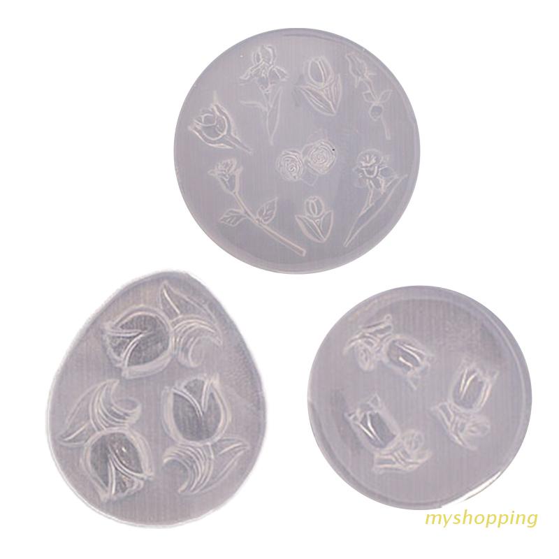 Khuôn Làm Mặt Trang Sức Hình Hoa Hồng Bằng Epoxy Tiện Dụng